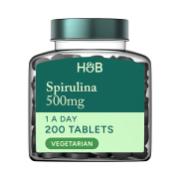 Holland & Barrett Spirulina 500mg 200 Tablets